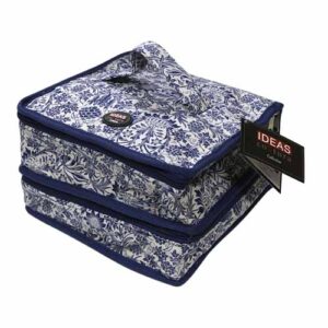 Costurero Clasificador Floral Azul