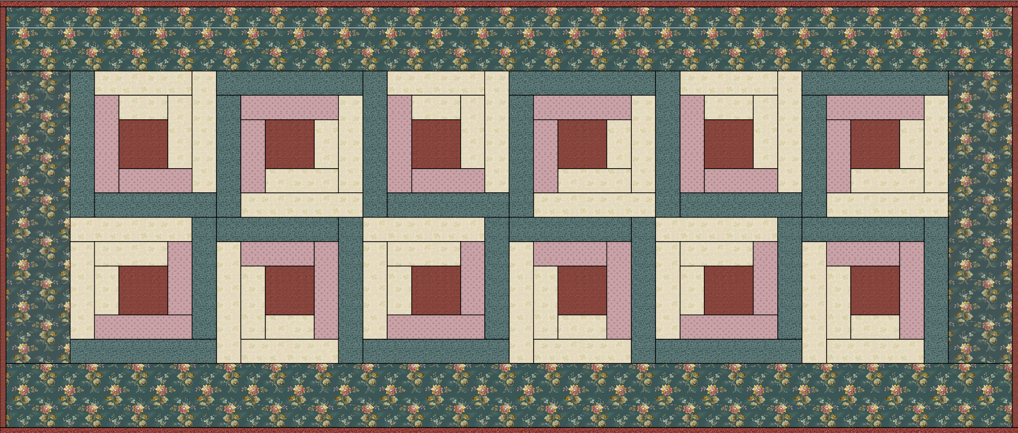 pie de cama camino de mesa