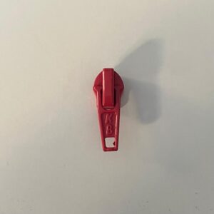 Cursor para Cremallera Continua Color Rojo Malla 5 mm